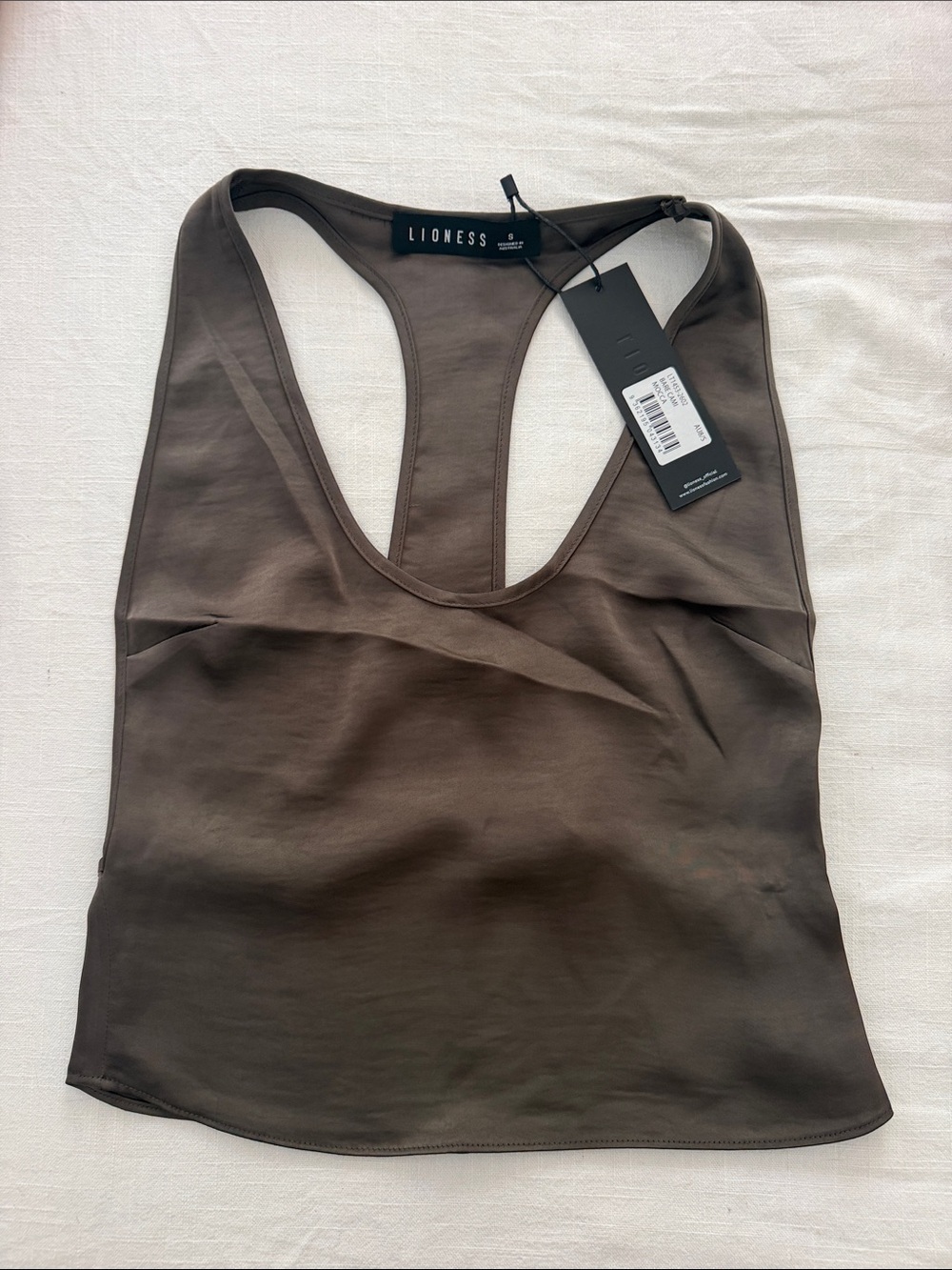 Lioness Bare Cami Tank Racerback - Mocca